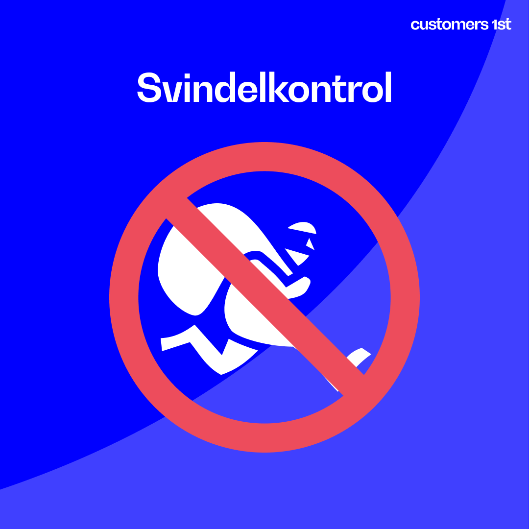 Systemet har advanceret svindelkontrol