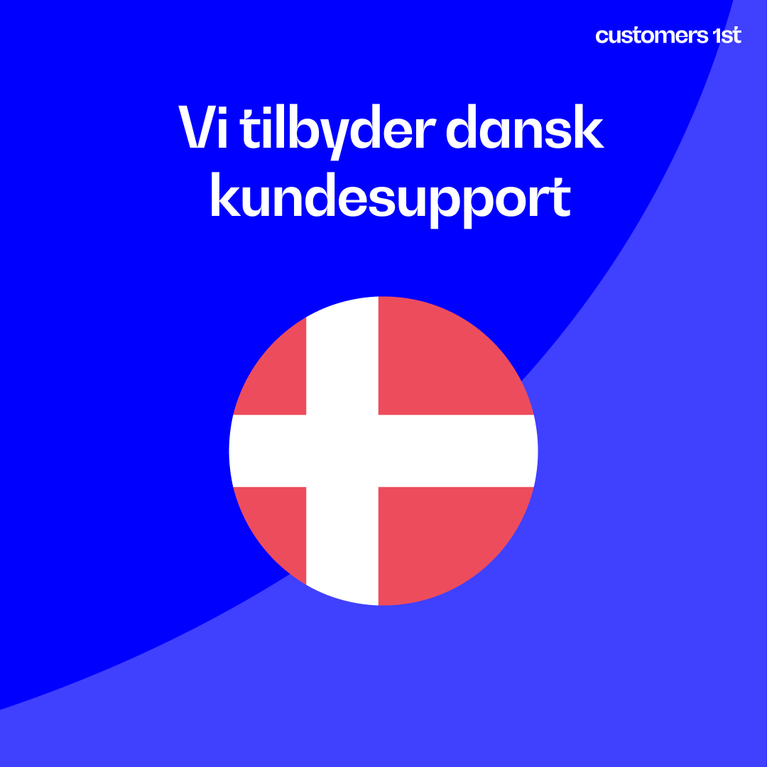 Leverandøren tilbyder kundesupport på dansk