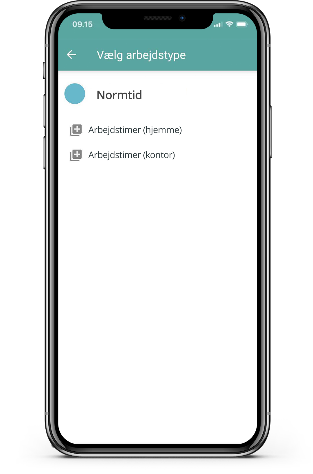 Systemet understøtter registrering af hjemmearbejde.