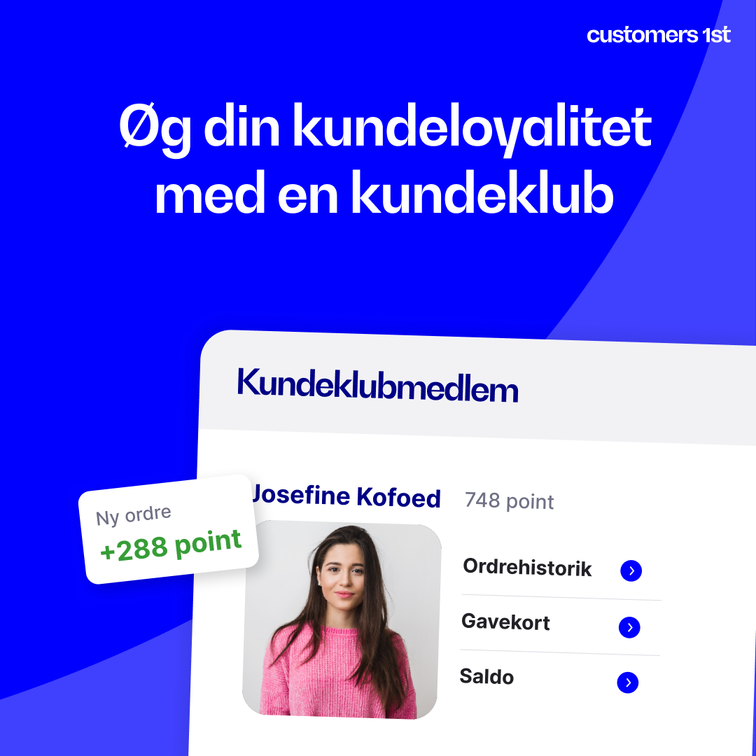 Systemet kan håndtere loyalitetsprogrammer med fordelsoptjening