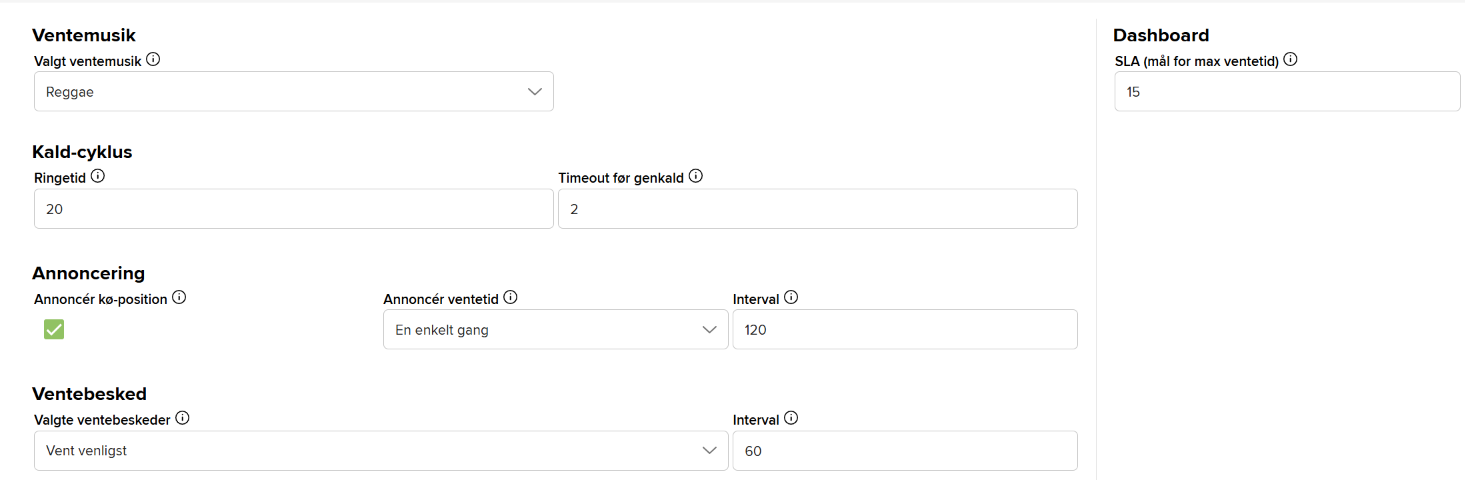 Systemet tilbyder at ringe tilbage uden at miste plads i kø