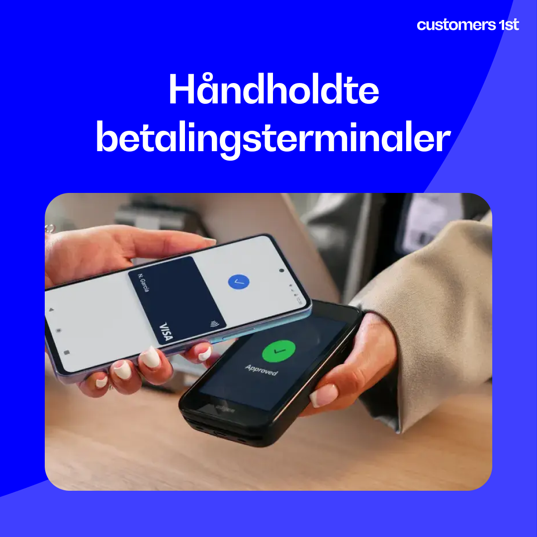Systemet skal have integrerede håndholdte betalingsterminaler