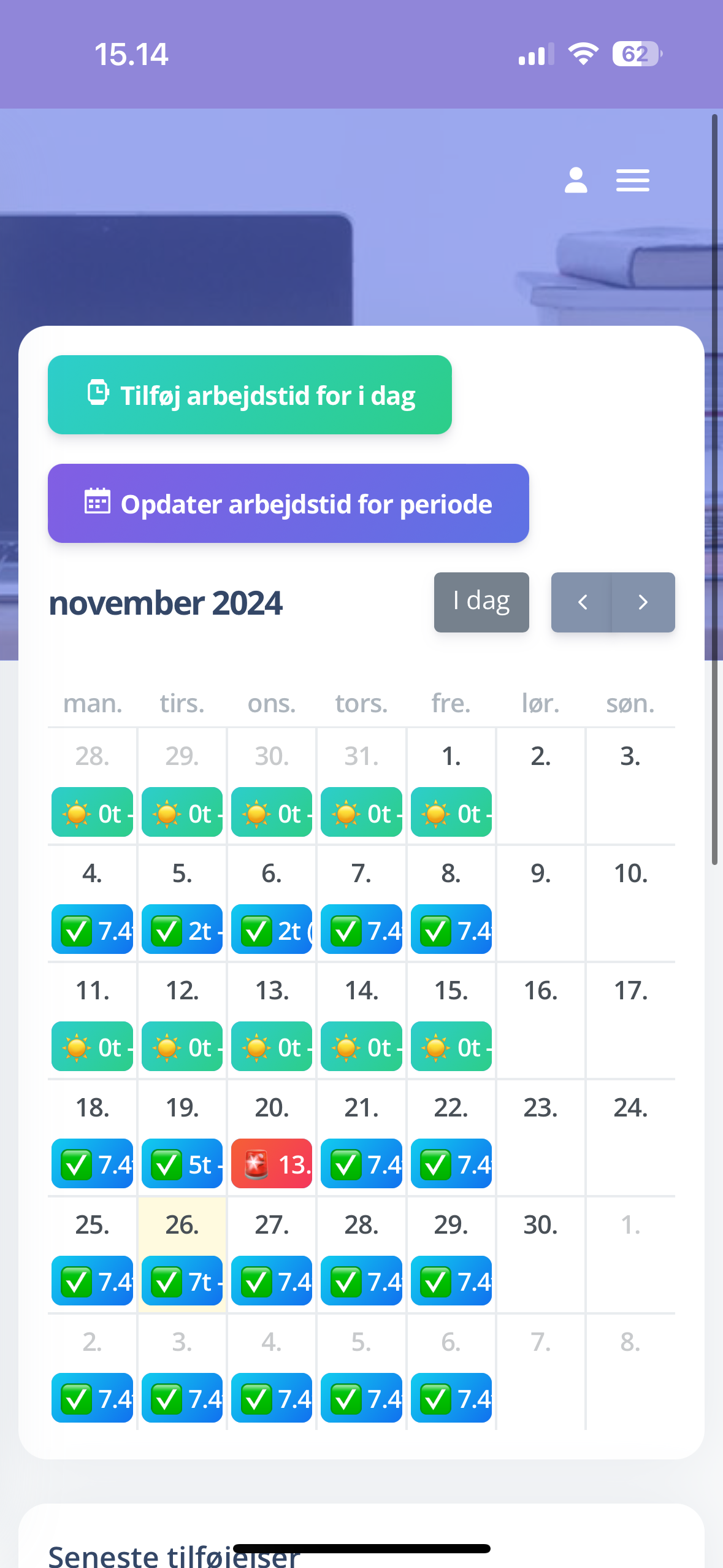 Systemet tilbyder en app til iPhone.