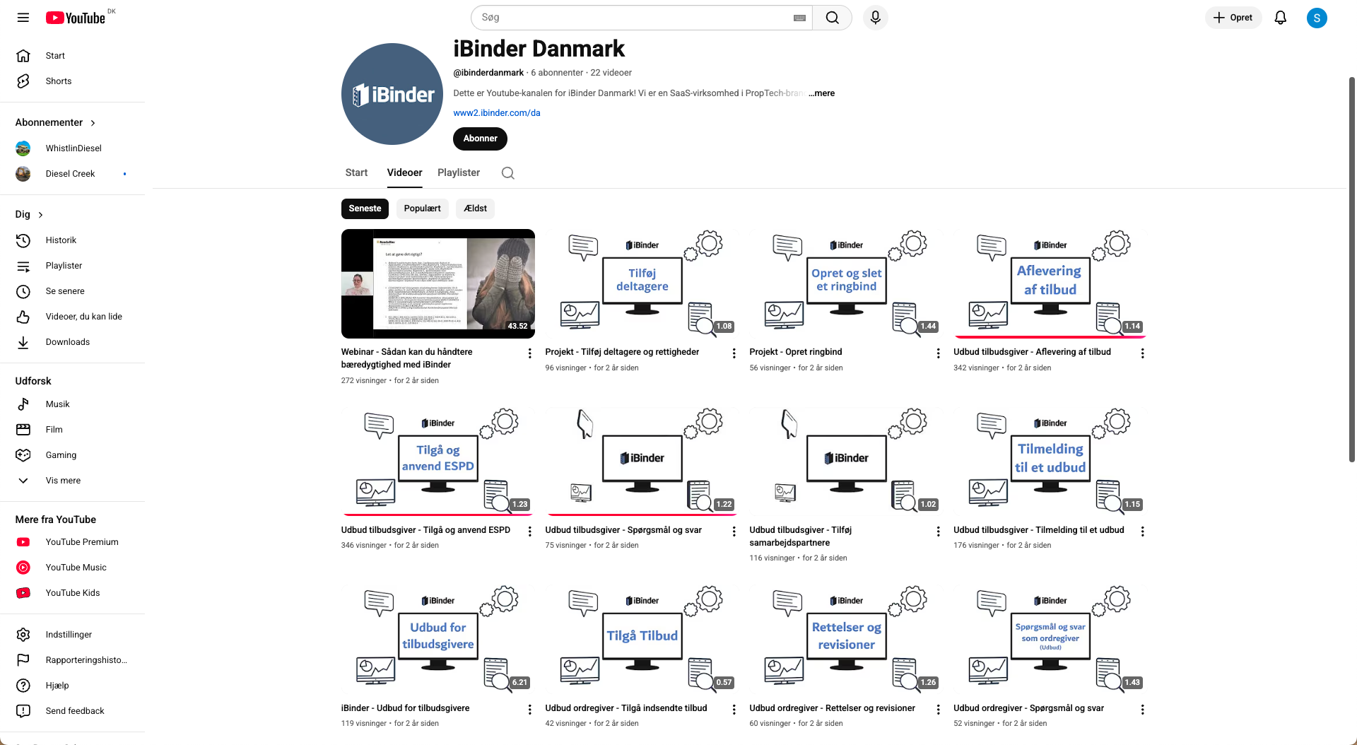 Kundesupport tilbydes via: