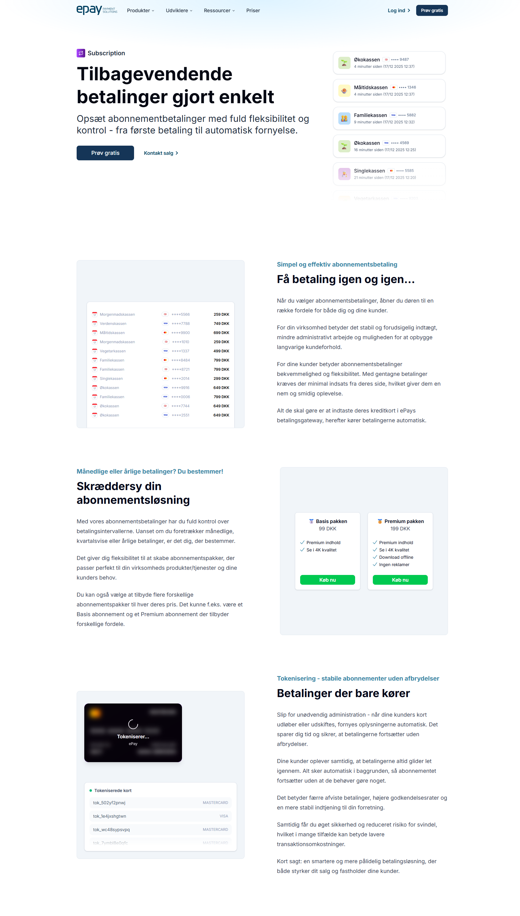 Brugere kan aktivere automatiske betalinger uden manuel indtastning hver gang