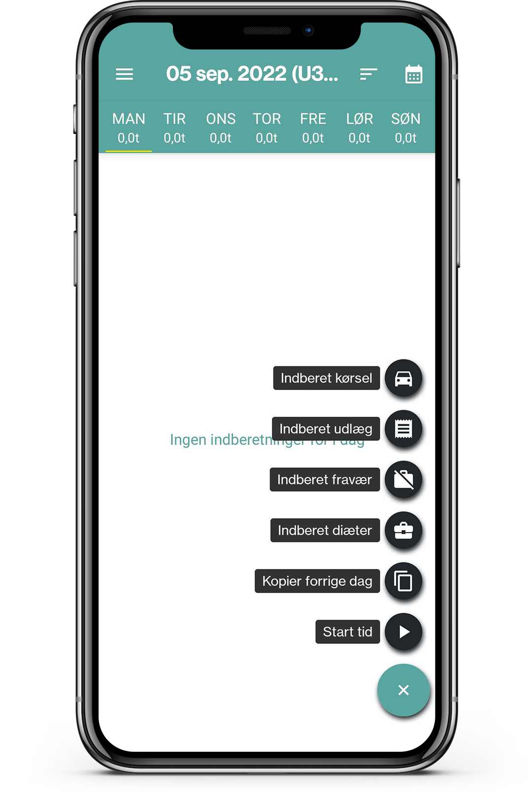 Systemet tilbyder en app til Android-telefoner.